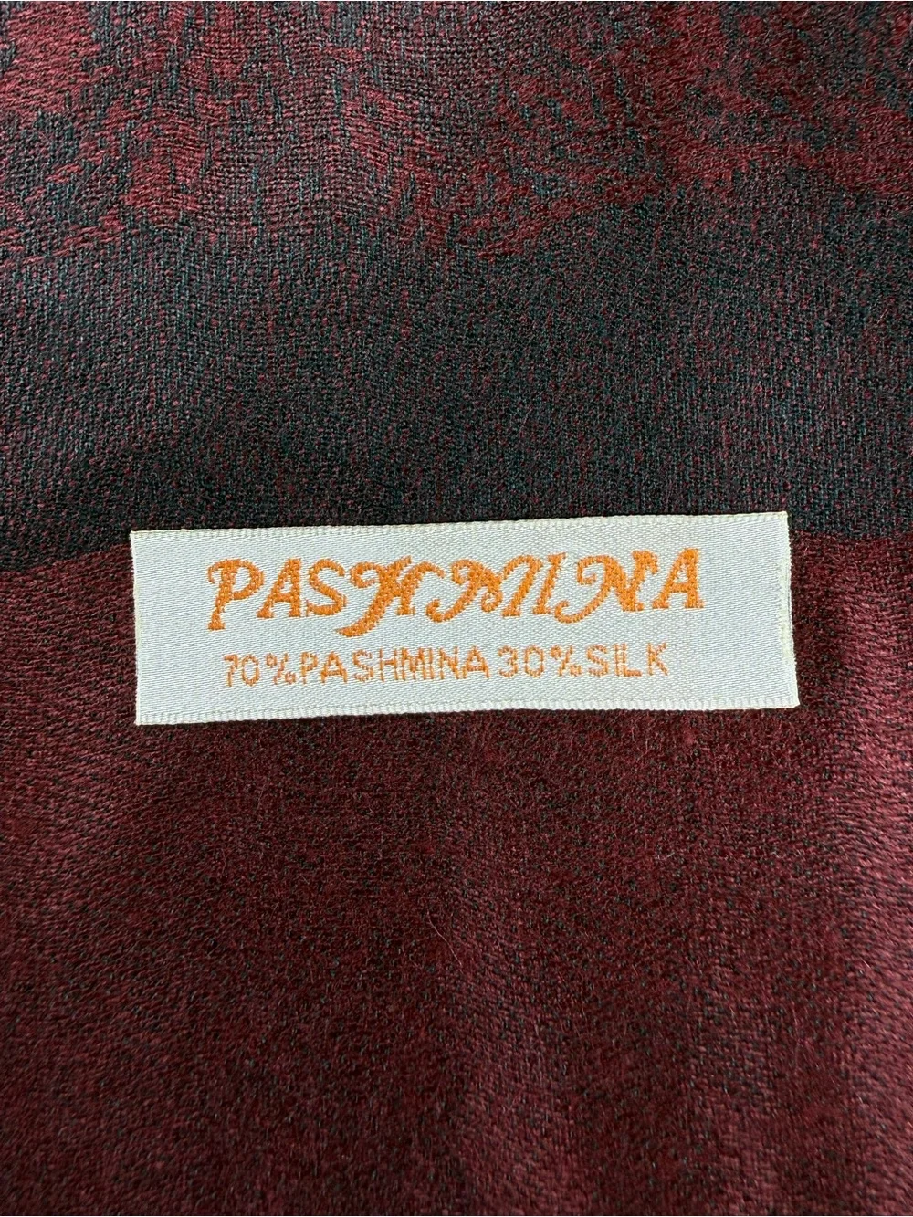 Pashmina Shawl/Scarf. Cashmere and silk blend.